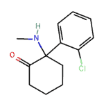 chemical diagram for ketamine